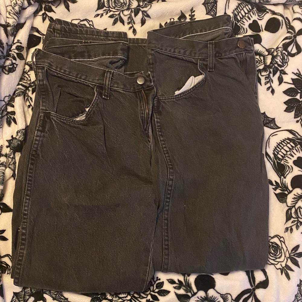 Rustler Dark Charcoal Denim Jeans